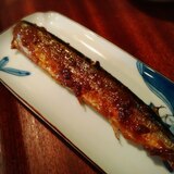 フライパンで♪秋刀魚の味噌醤油タレ焼き